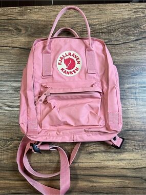 Fjallraven Kanken Mini Backpack Pink Classic Logo School Travel Bag